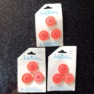 Salmon Vintage Button Bundle.